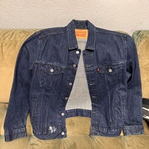 Levi's Men's Denim Jacket - Dark Blue